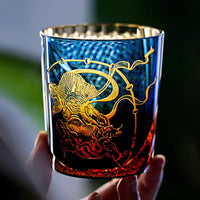 Kaori Edo Kiriko Raijin Thunder Whisky Glass
